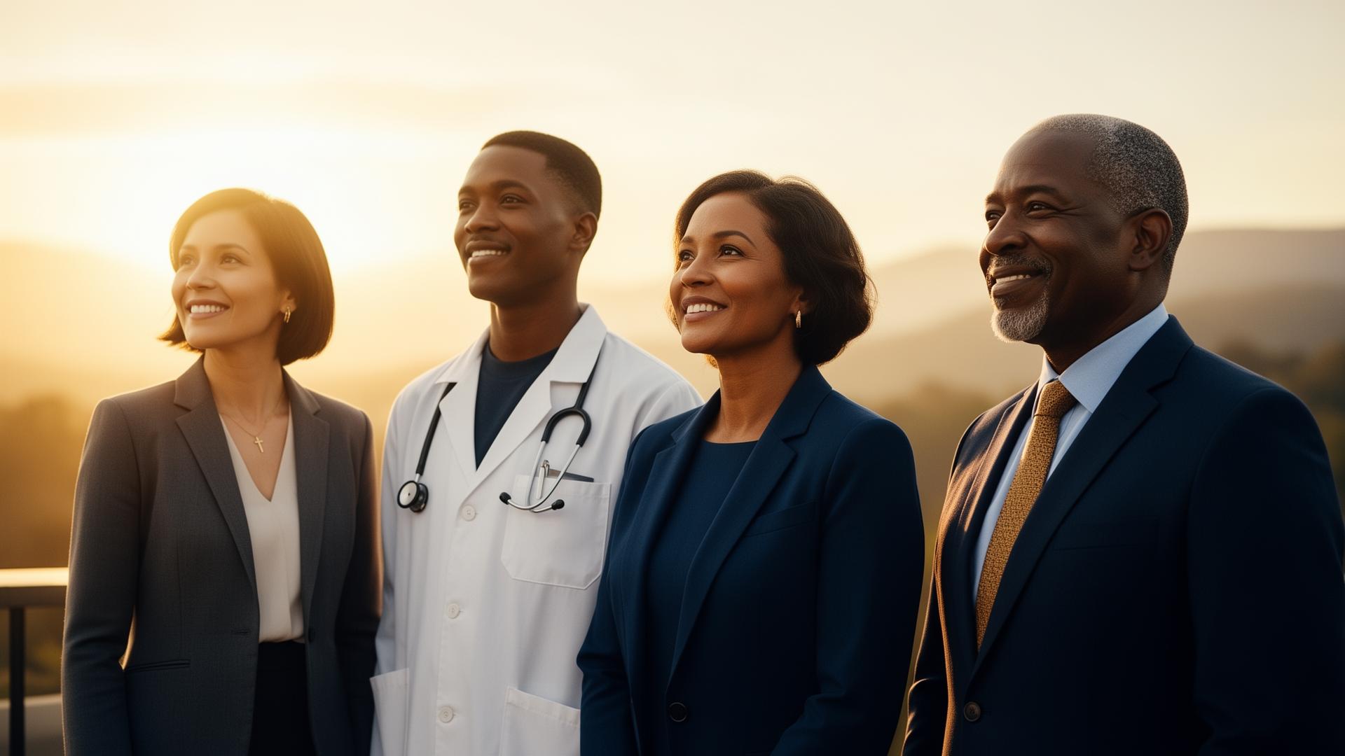 Christian professionals serving in business, healthcare, education, and community leadership